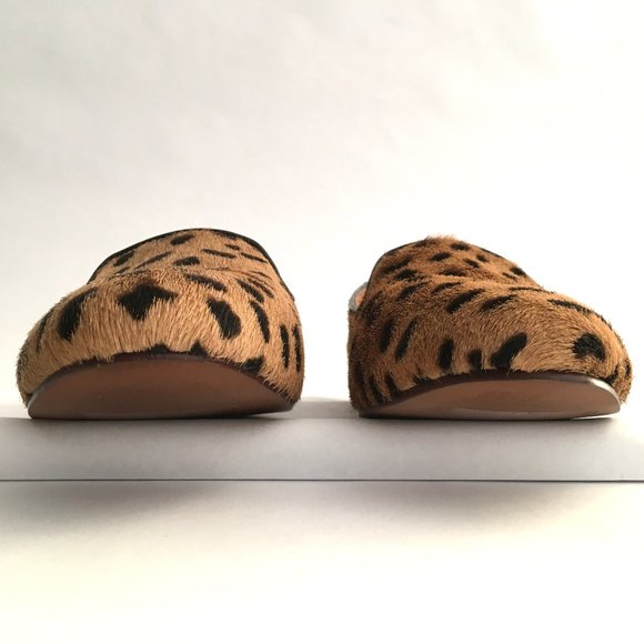 NEW! Madewell Teddy Cheetah Calf Hair Loafers - 9 - Picture 3 of 8